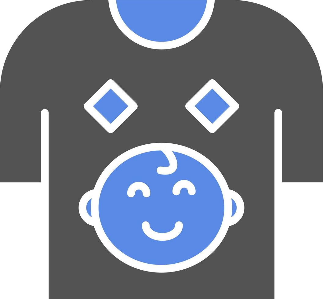 Baby Shirt Vector Icon Style