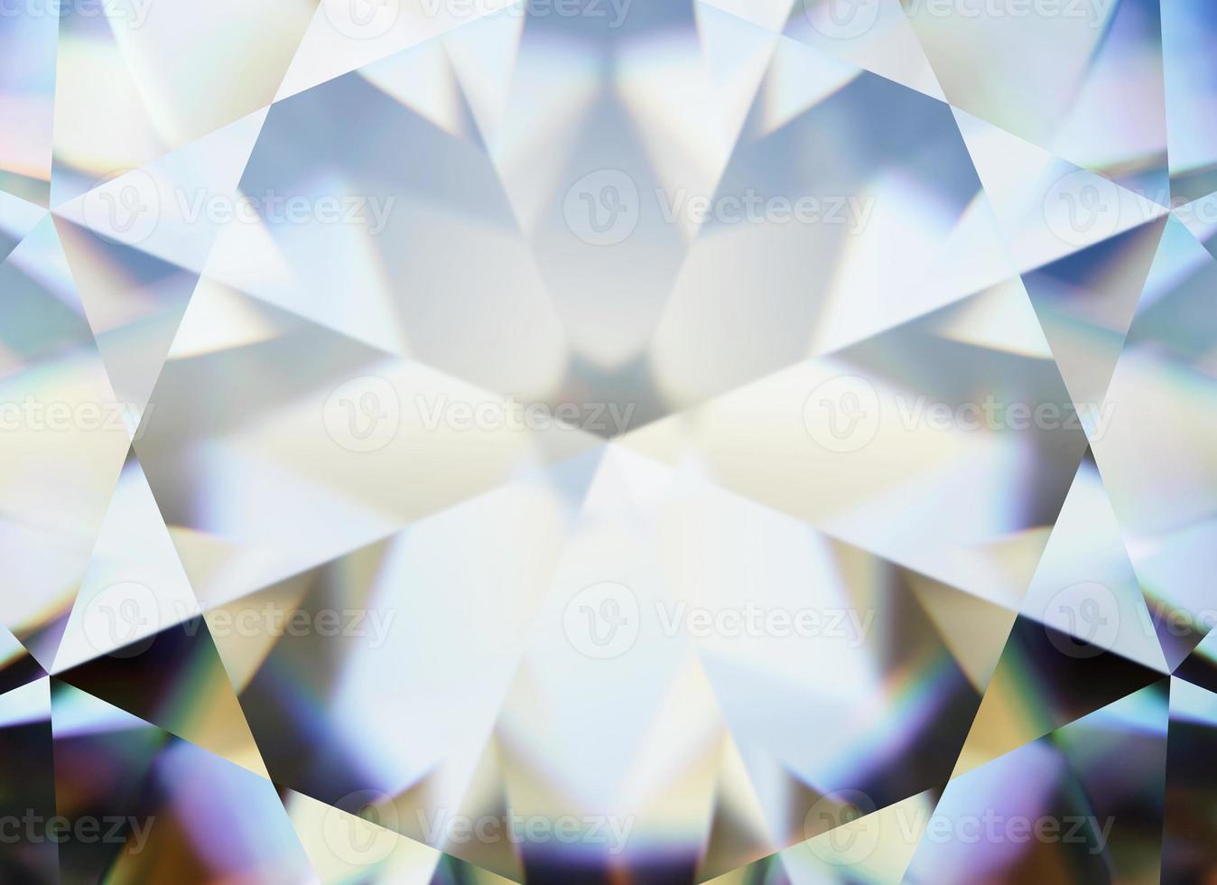 Luxury Abstract Realistic Crystals Texture with Prism Spectrum Caustic Reflection Close Up Background 3D rendering photo