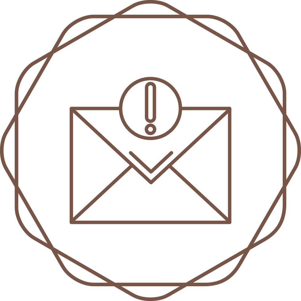 Urgent Mail Vector Icon
