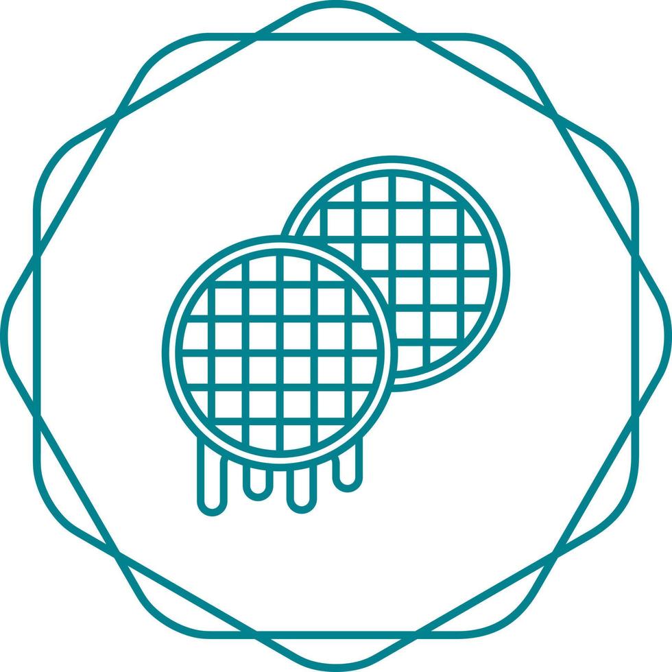 Waffle Vector Icon