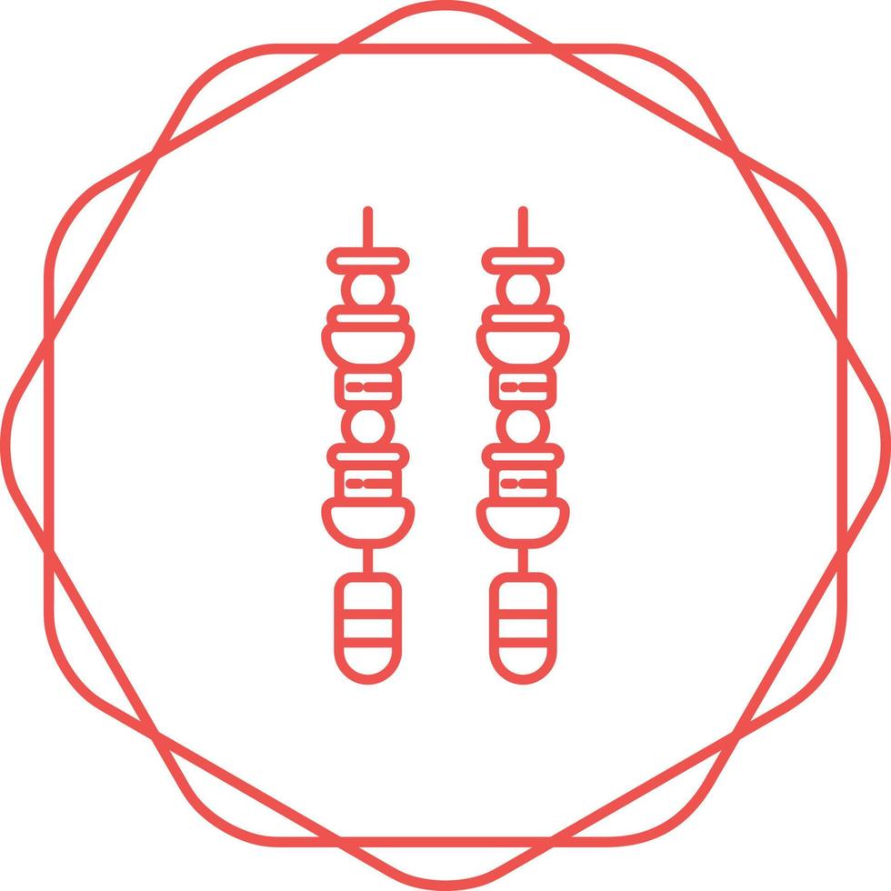 Skewer Vector Icon
