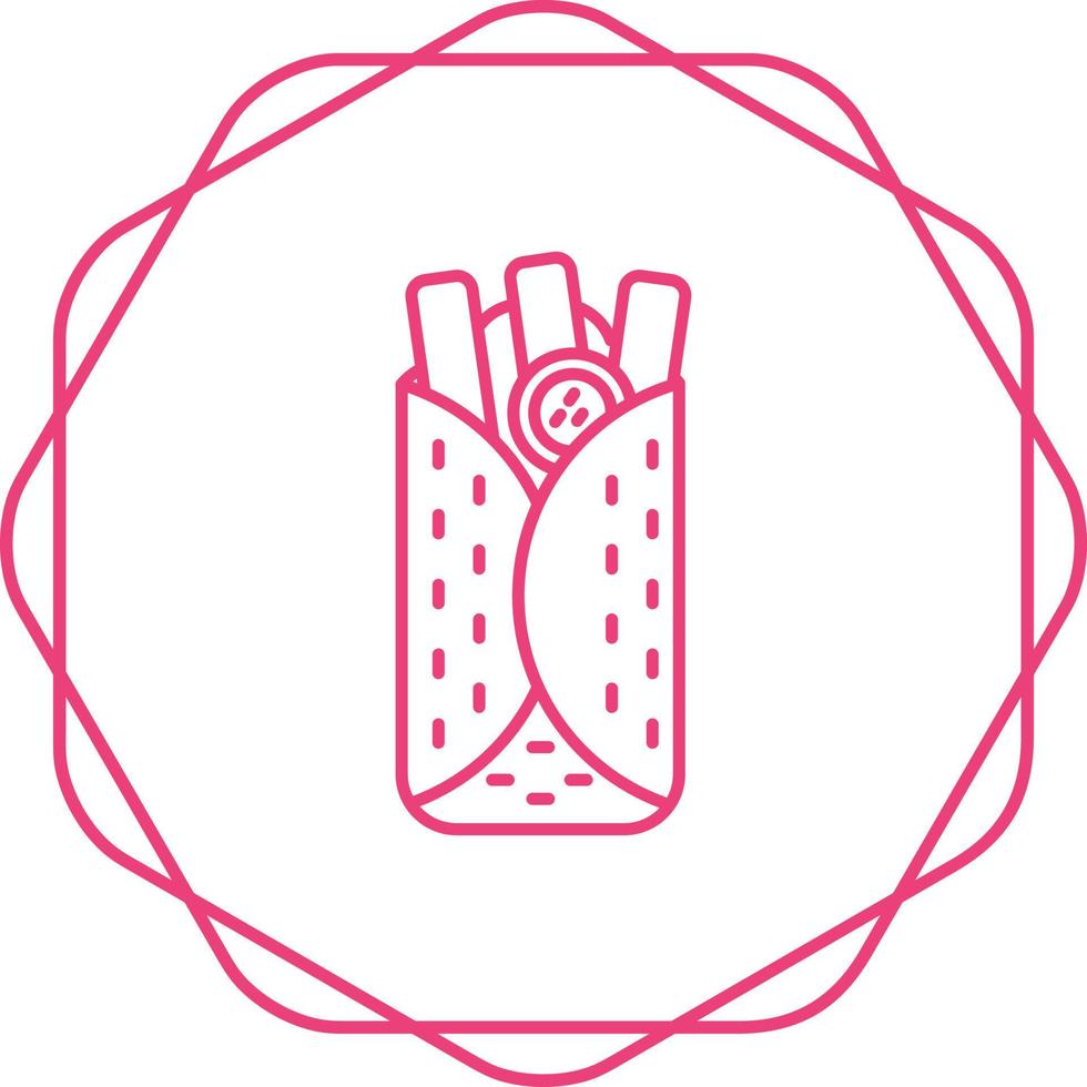 Fajita Vector Icon