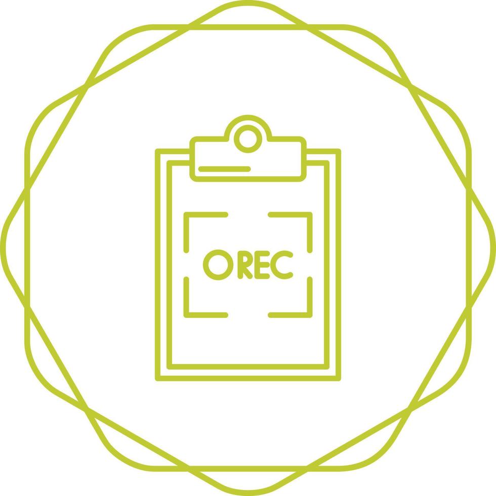 Record Vector Icon