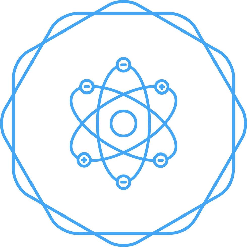 Atom Structure Vector Icon