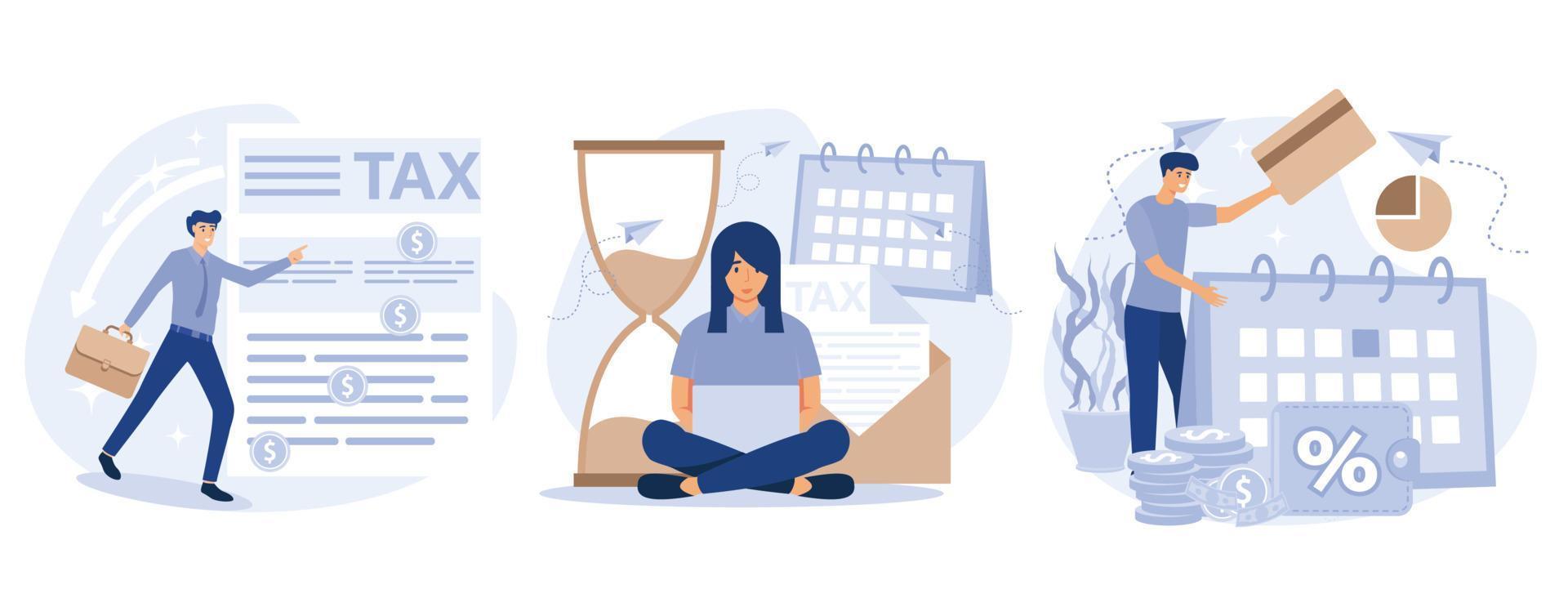 Corporate accountancy concept, Corporation tax return date