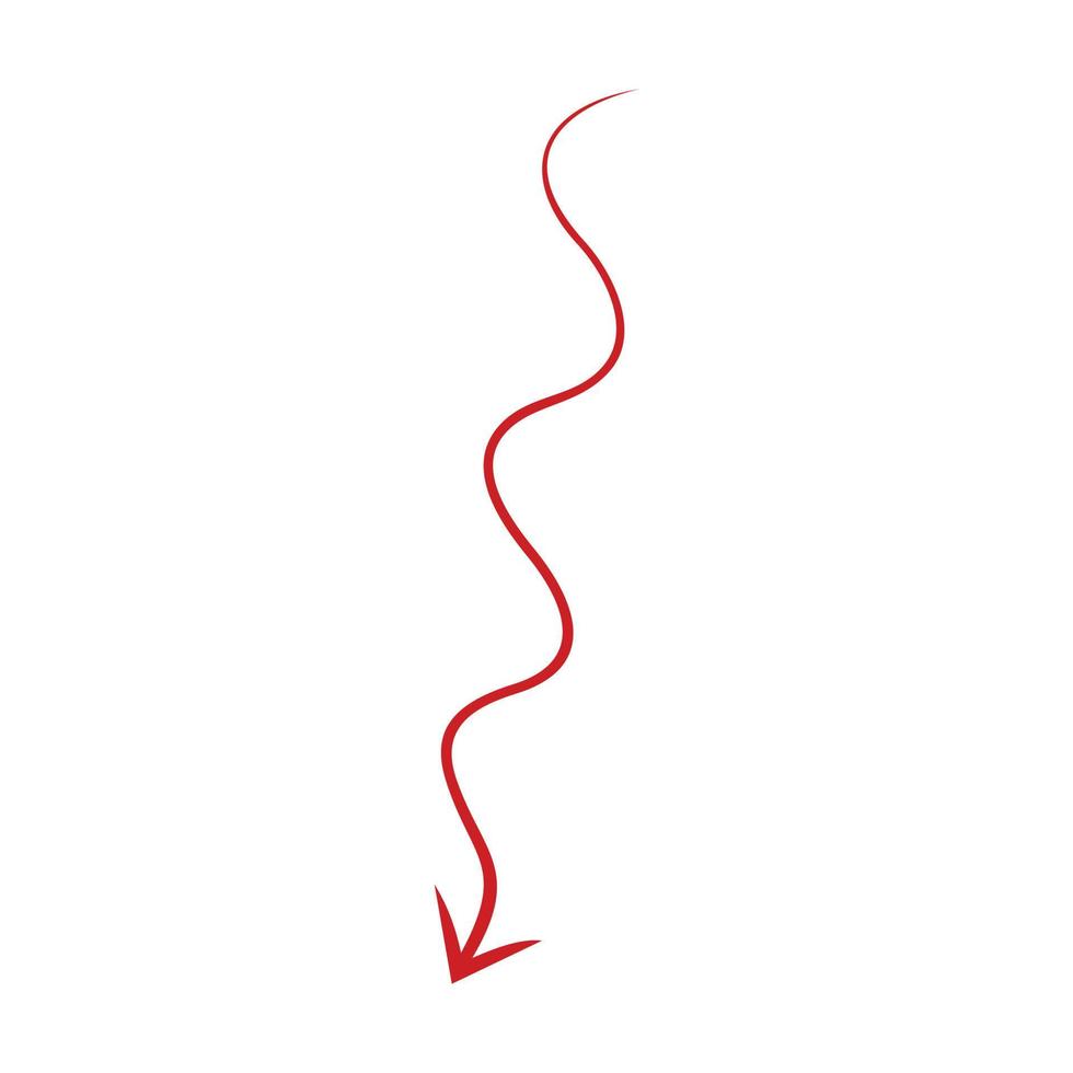 Abstract sketch of the arrow vector