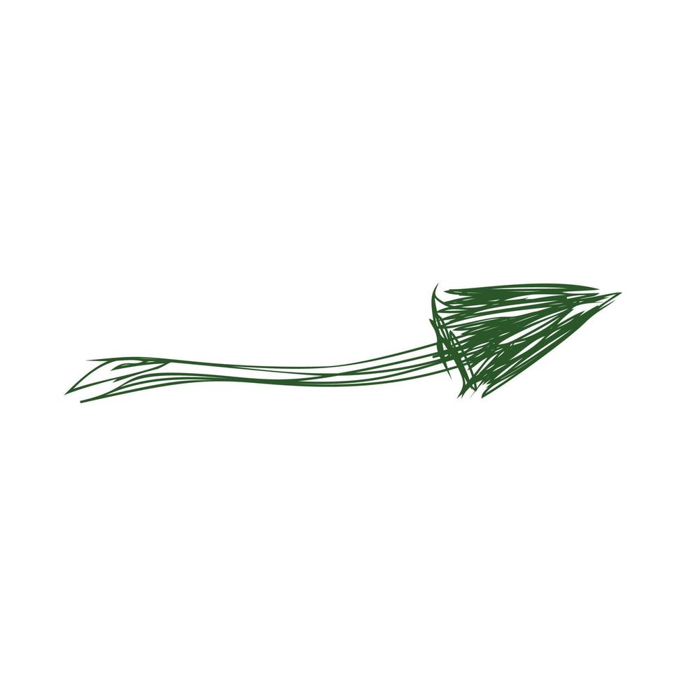 Abstract sketch of the arrow vector