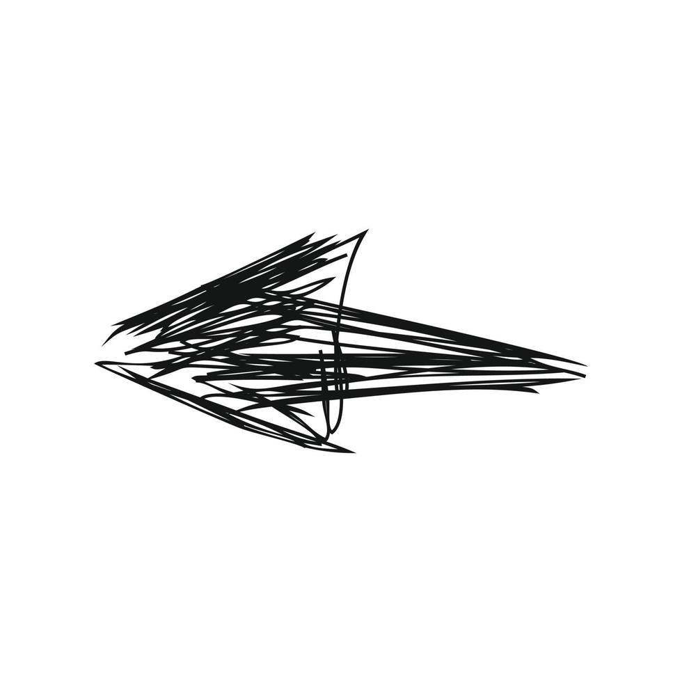 Abstract sketch of the arrow vector