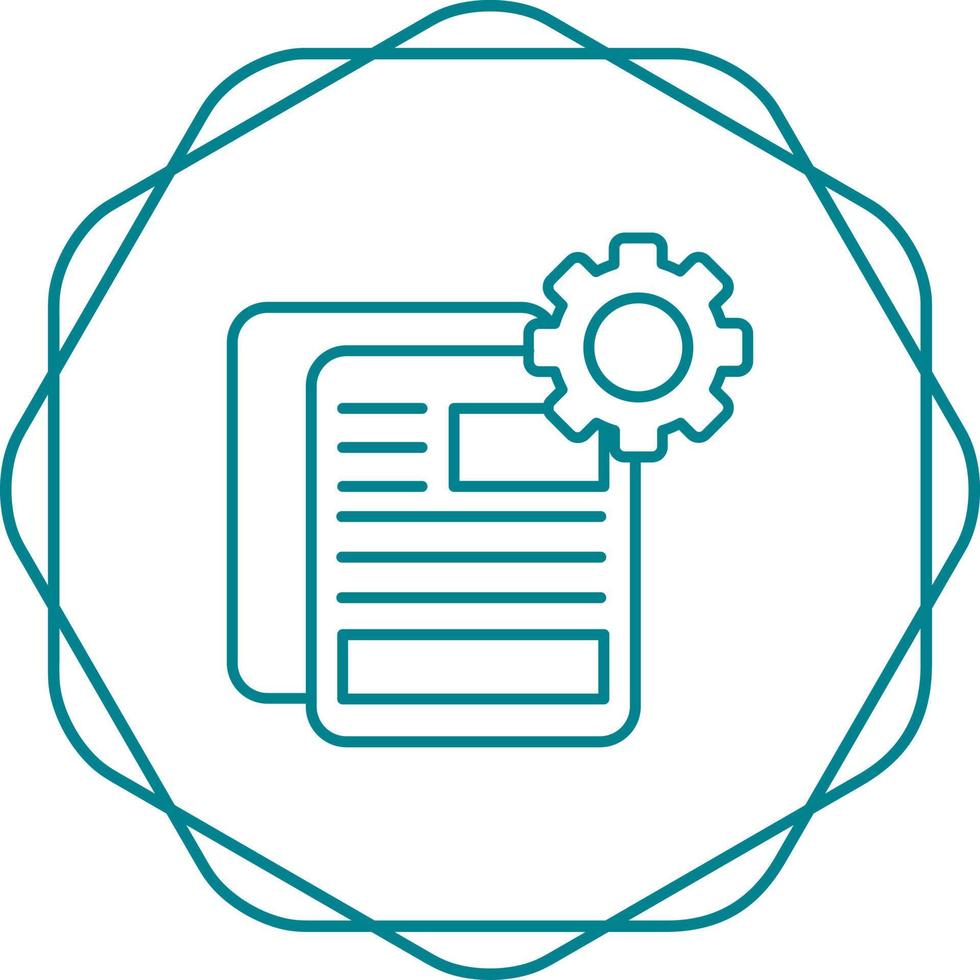 Document Setting Vector Icon 22494348 Vector Art at Vecteezy