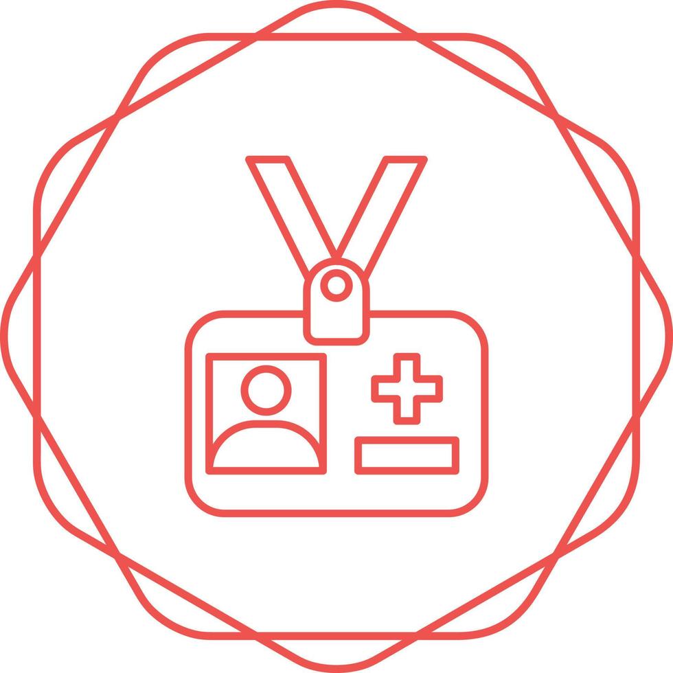Medical Id Vector Icon
