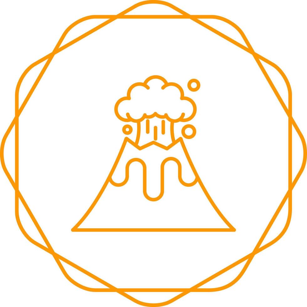 Volcano Vector Icon