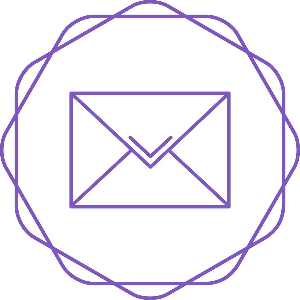 icono de vector de correo