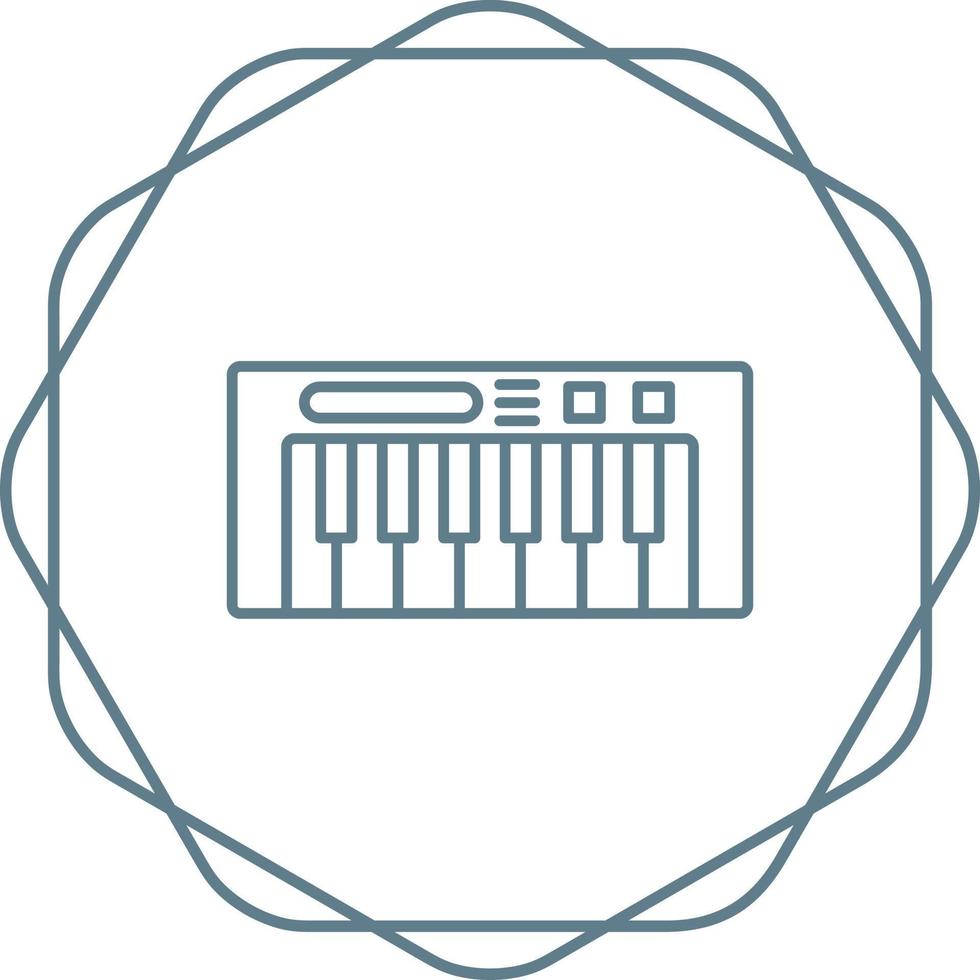 icono de vector de piano