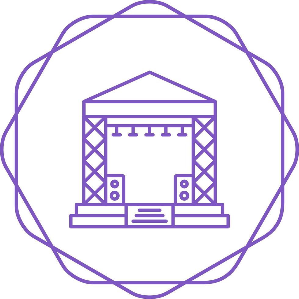 Stage Vector Icon
