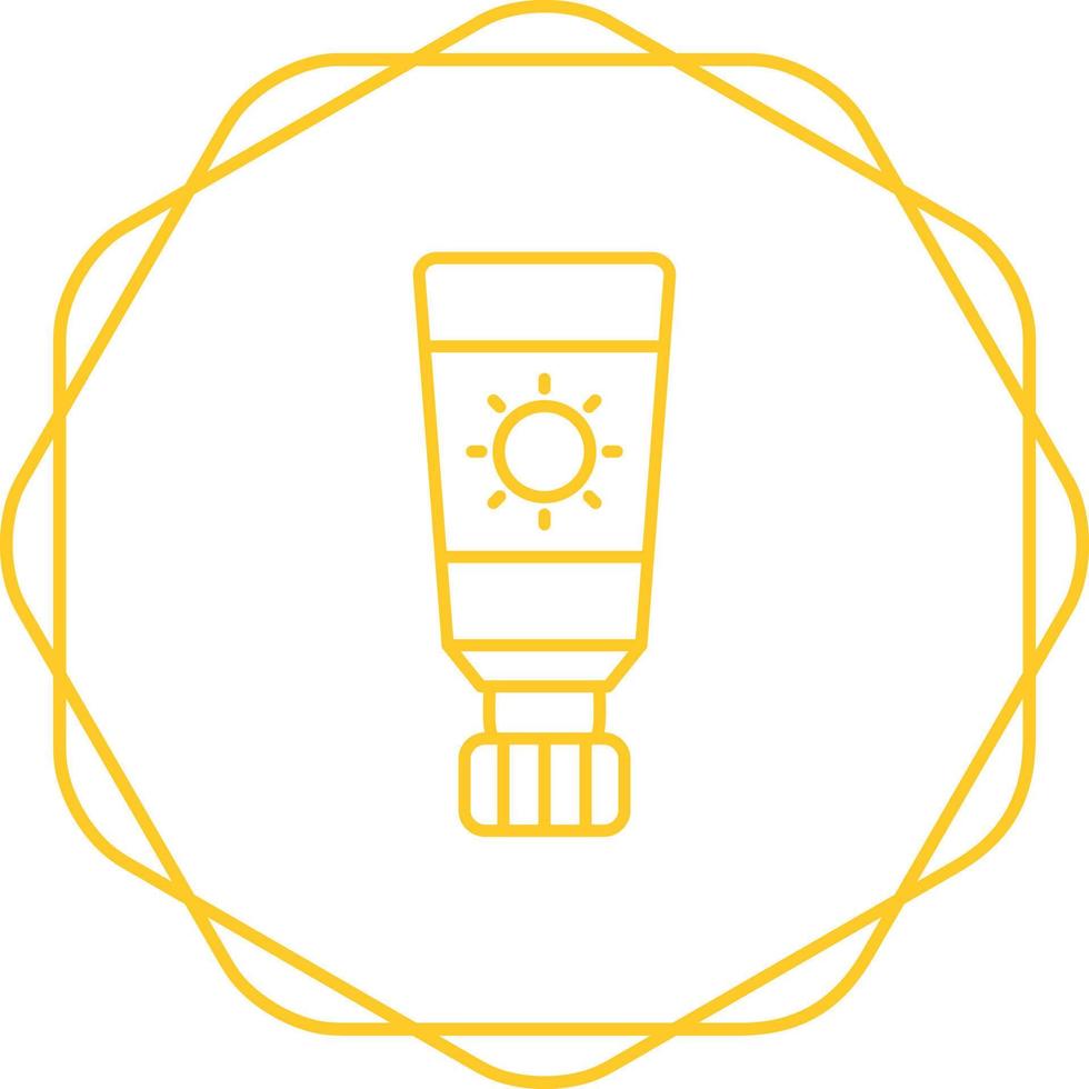 Sunscreen Vector Icon