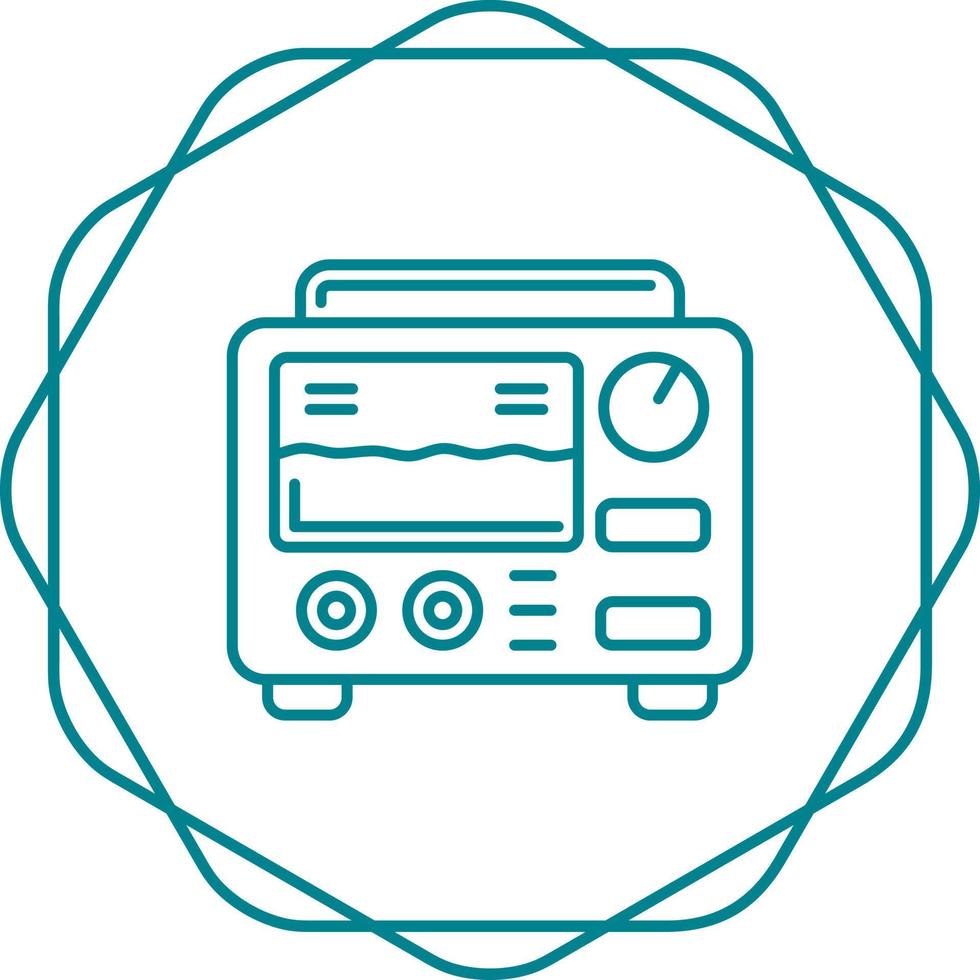 Oscilloscope Vector Icon