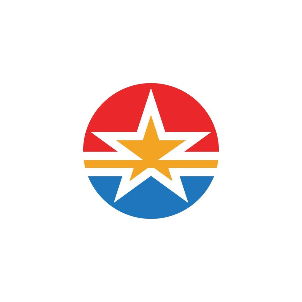 Star icon Template vector