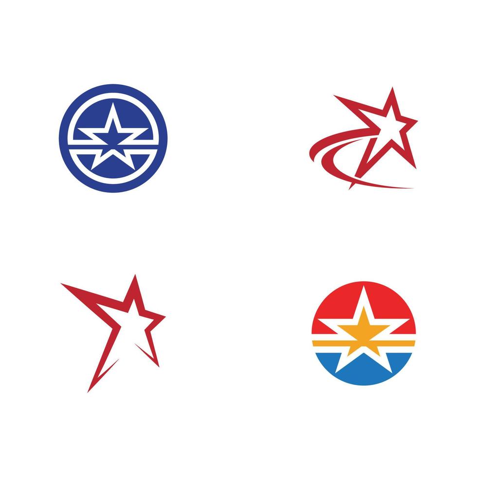 Star icon Template vector