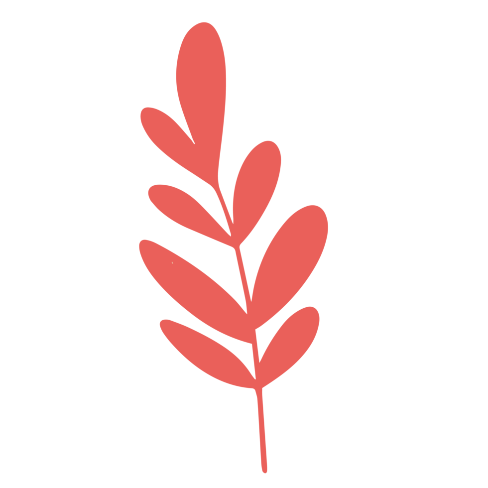Pink color leaf sign illustration png