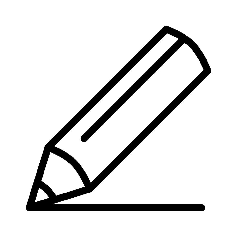 Writing line icon vector illustration graphic design