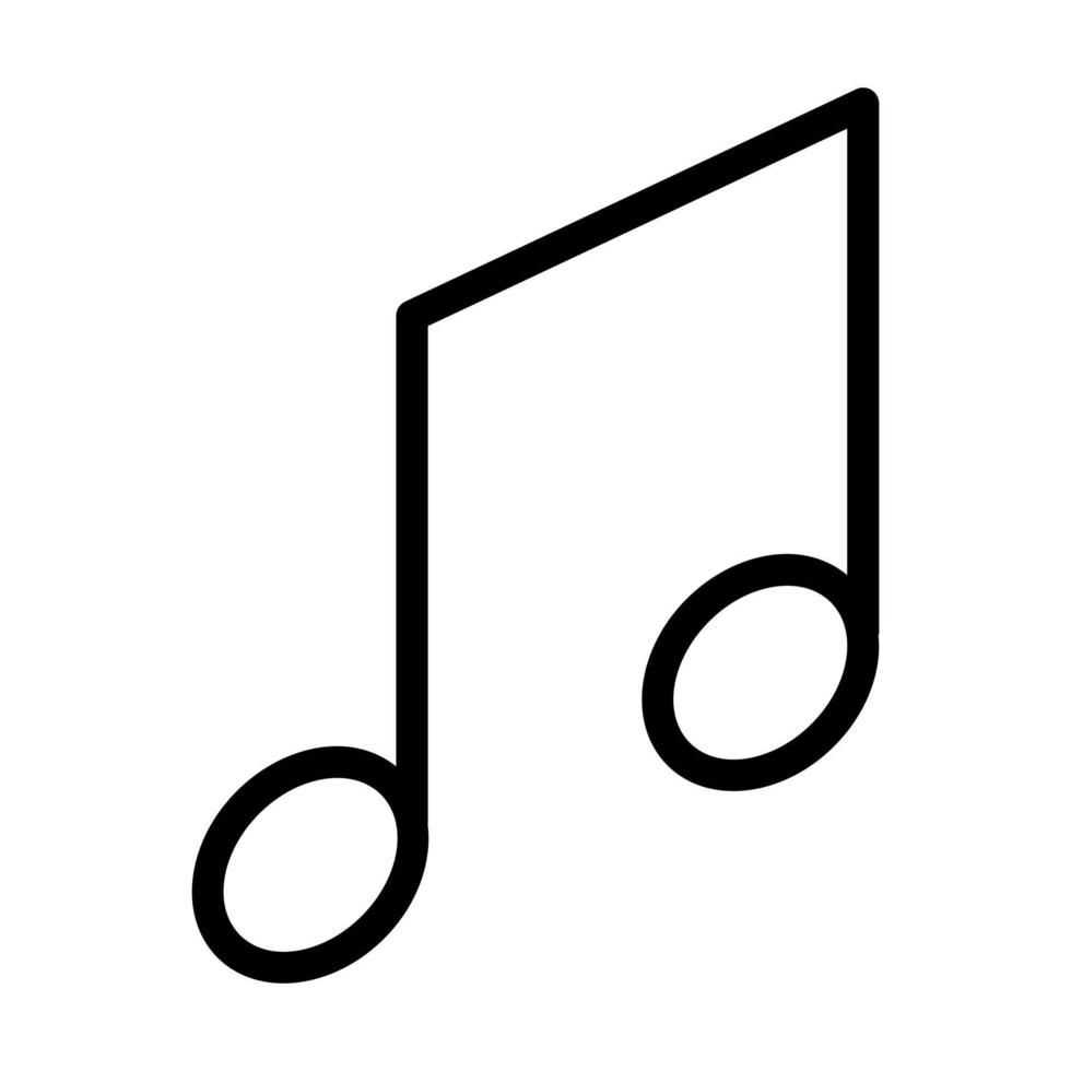 Music line icon vector illustration graphic design