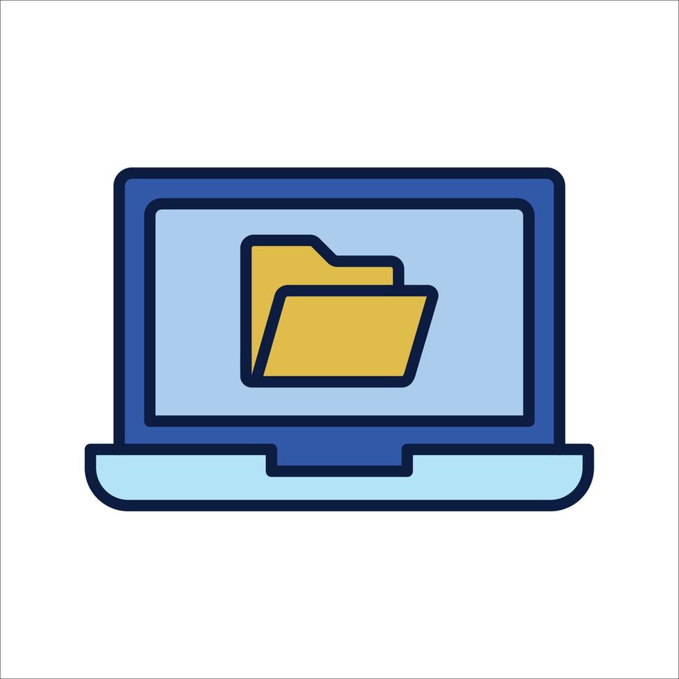Laptop Illustration Vector