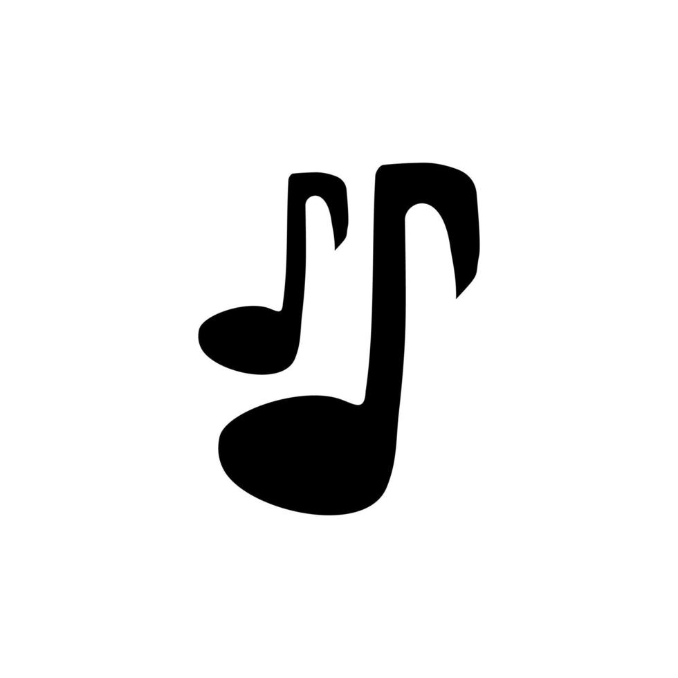 A sketch of a musical note vector