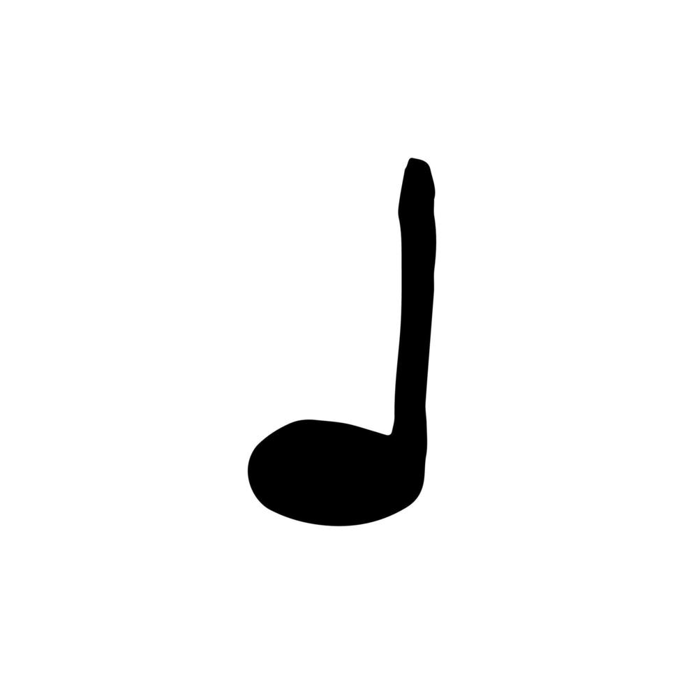 A sketch of a musical note vector