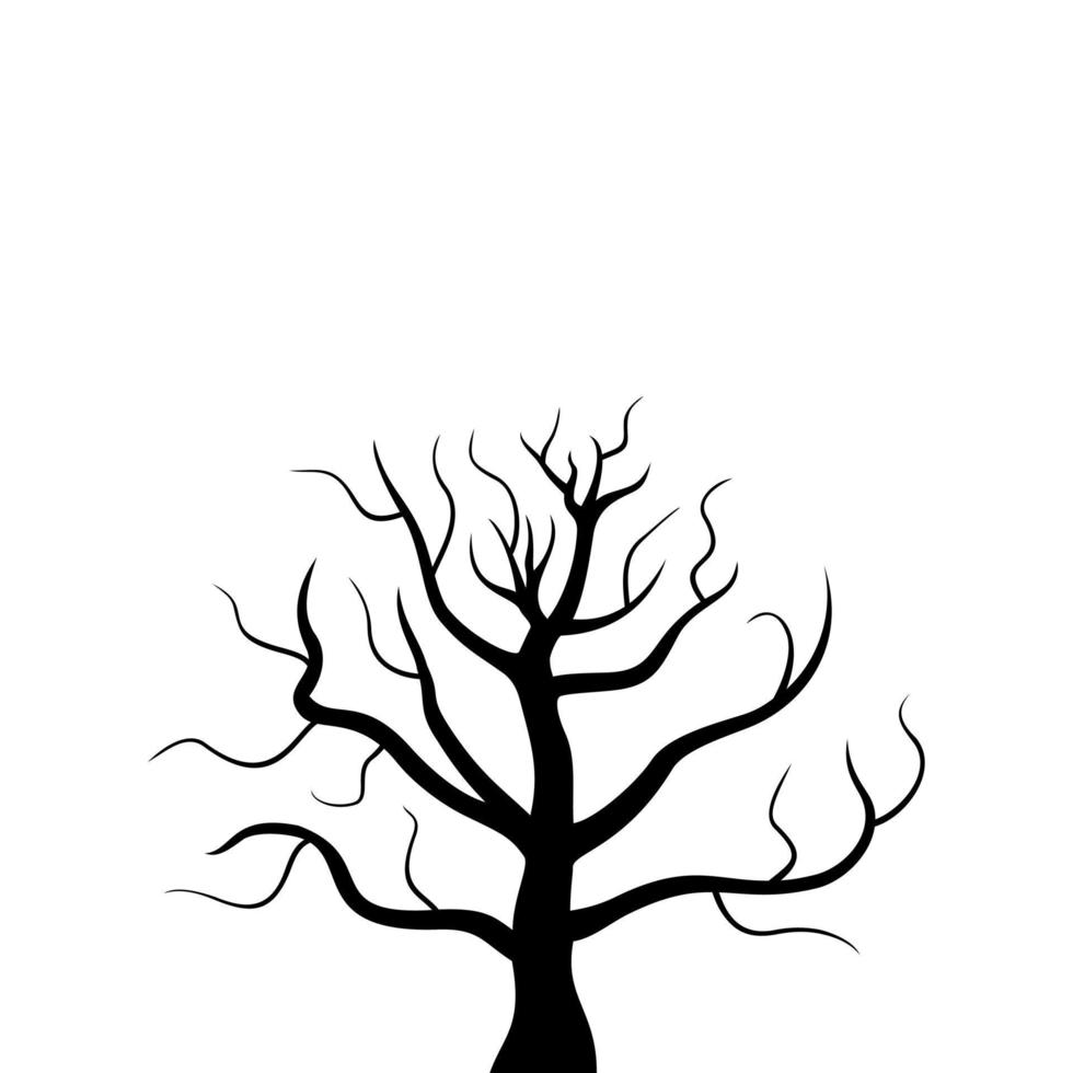 un bosquejo de un árbol vector