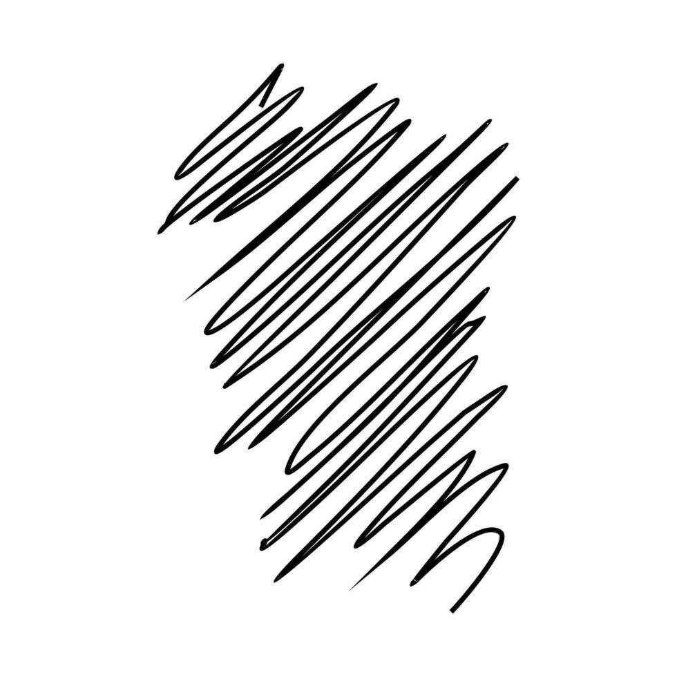 Abstract pencil sketch vector