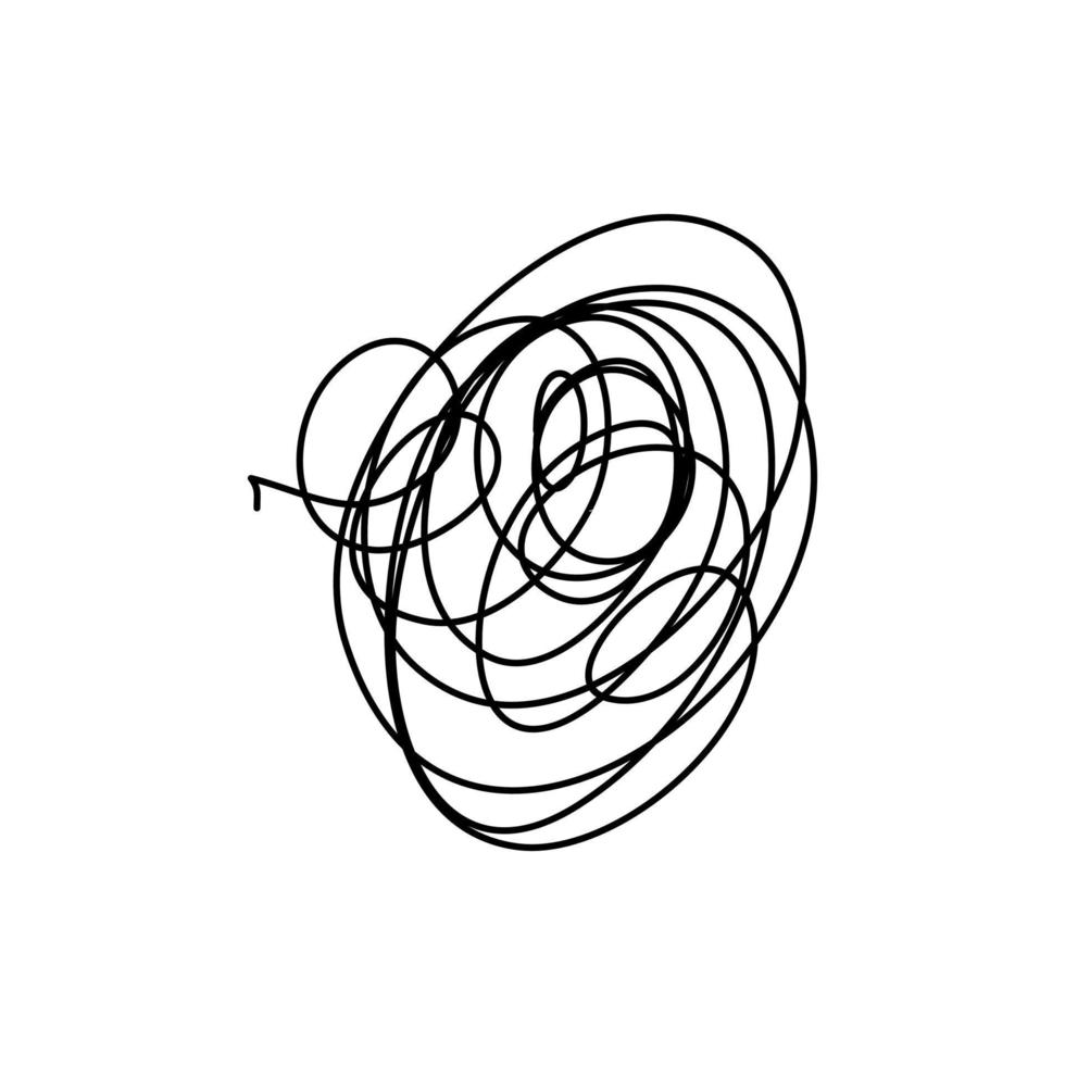 Abstract pencil sketch vector