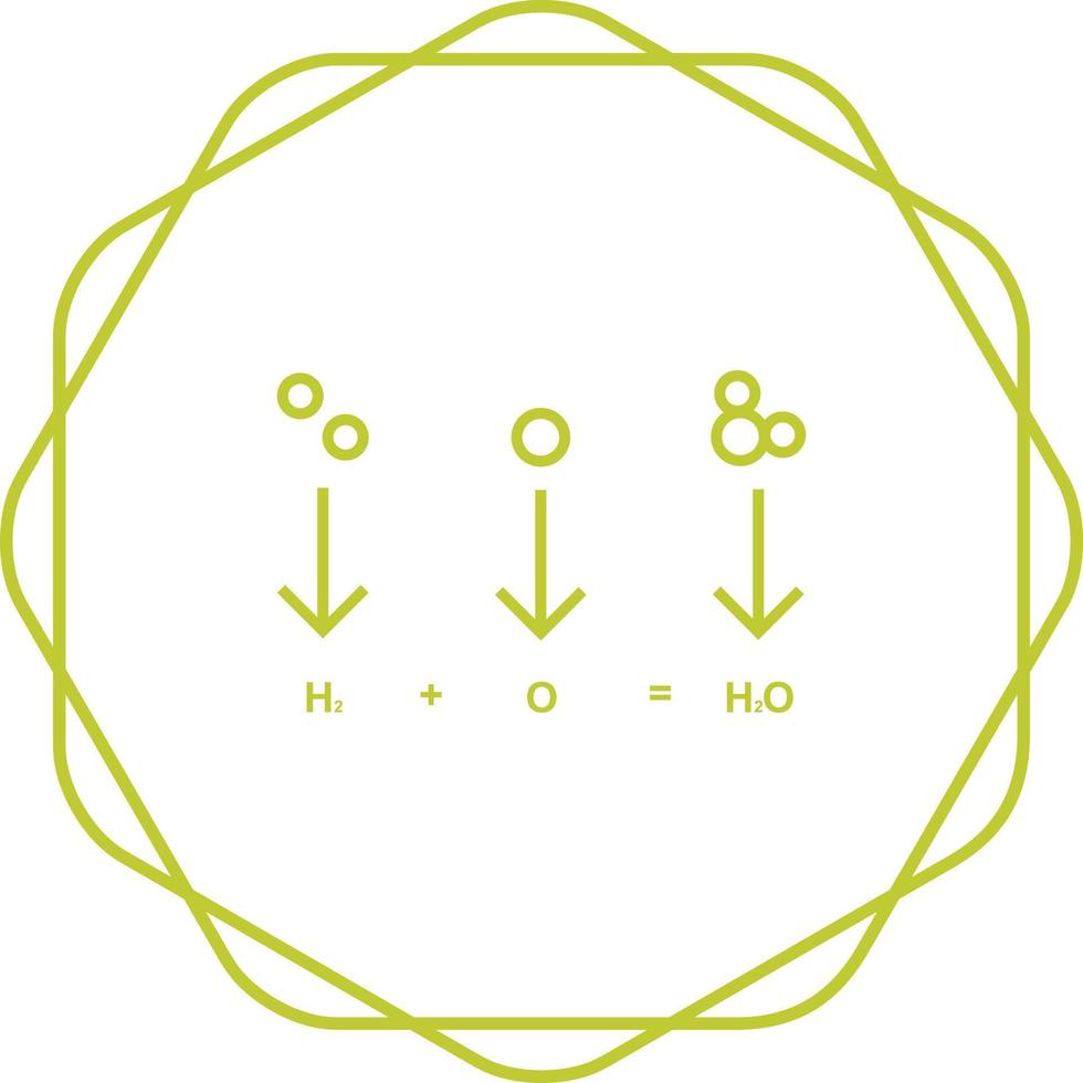 Chemical Formula Vector Icon