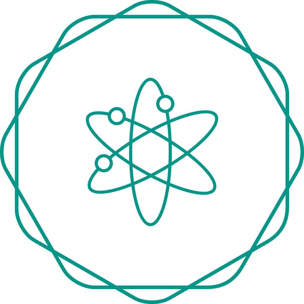 Atomic Structure Vector Icon