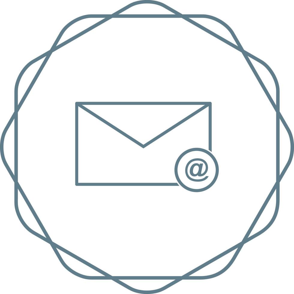 icono de vector de correo