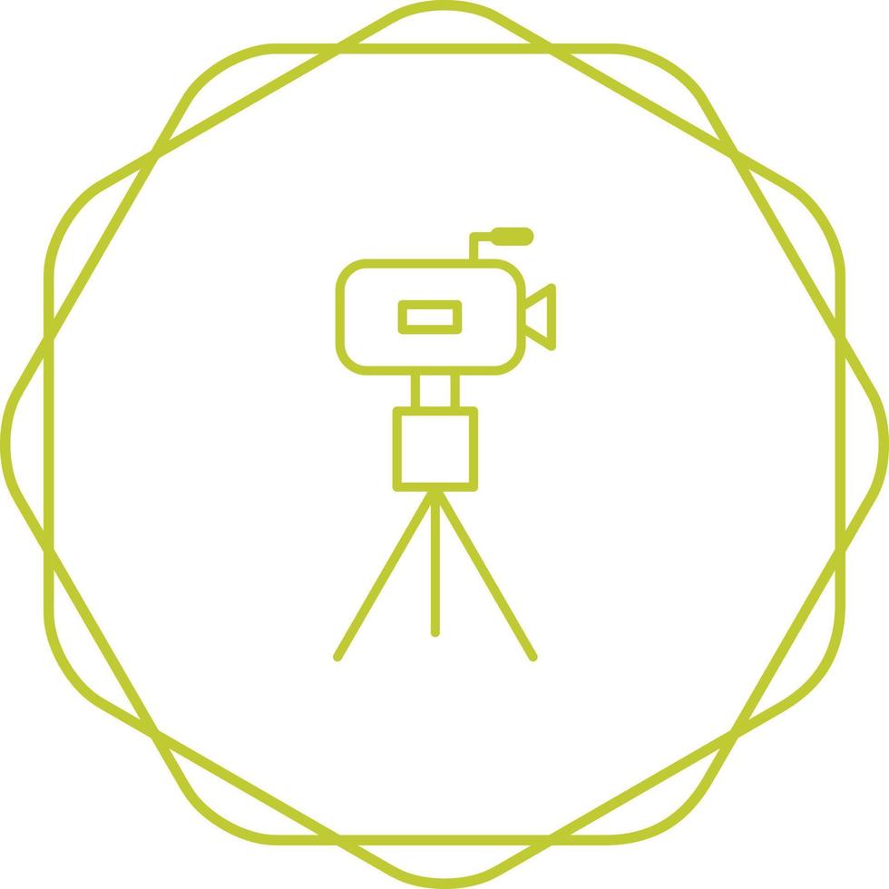 Camera on Stand Vector Icon