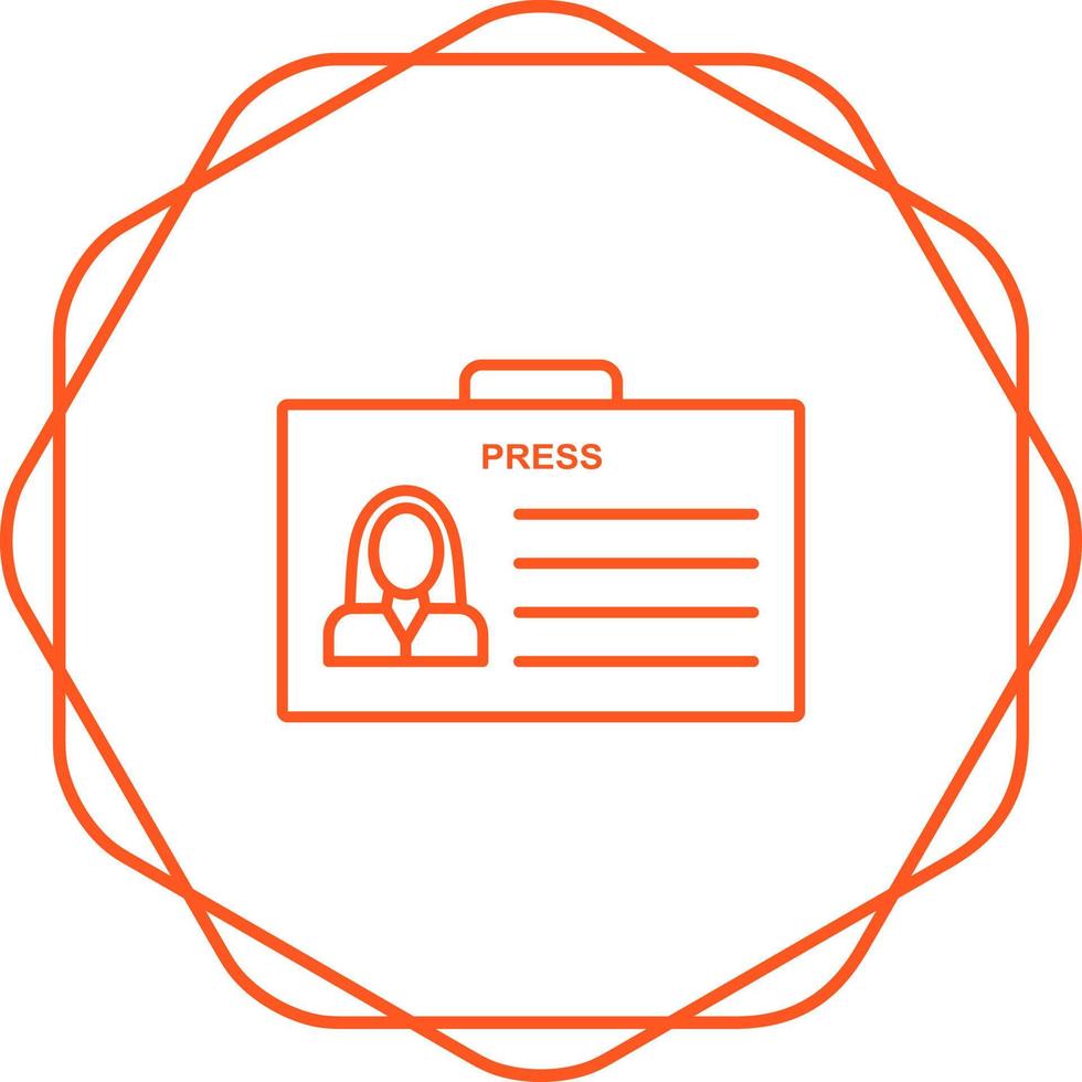 Female ID Vector Icon