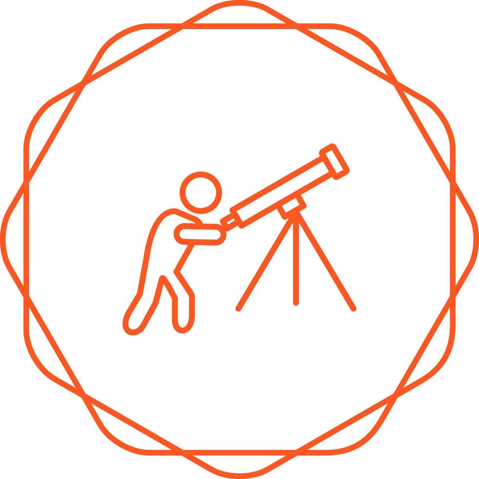 Adjusting Telescope Vector Icon