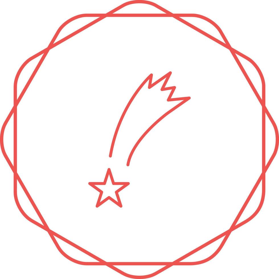 Star Falling Vector Icon