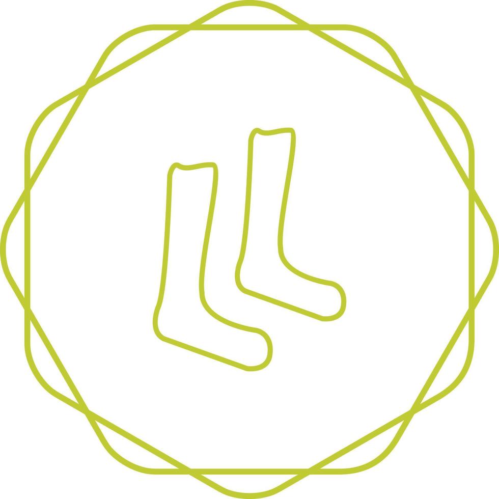 Pair of Socks Vector Icon