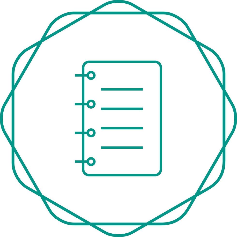 Diary Vector Icon