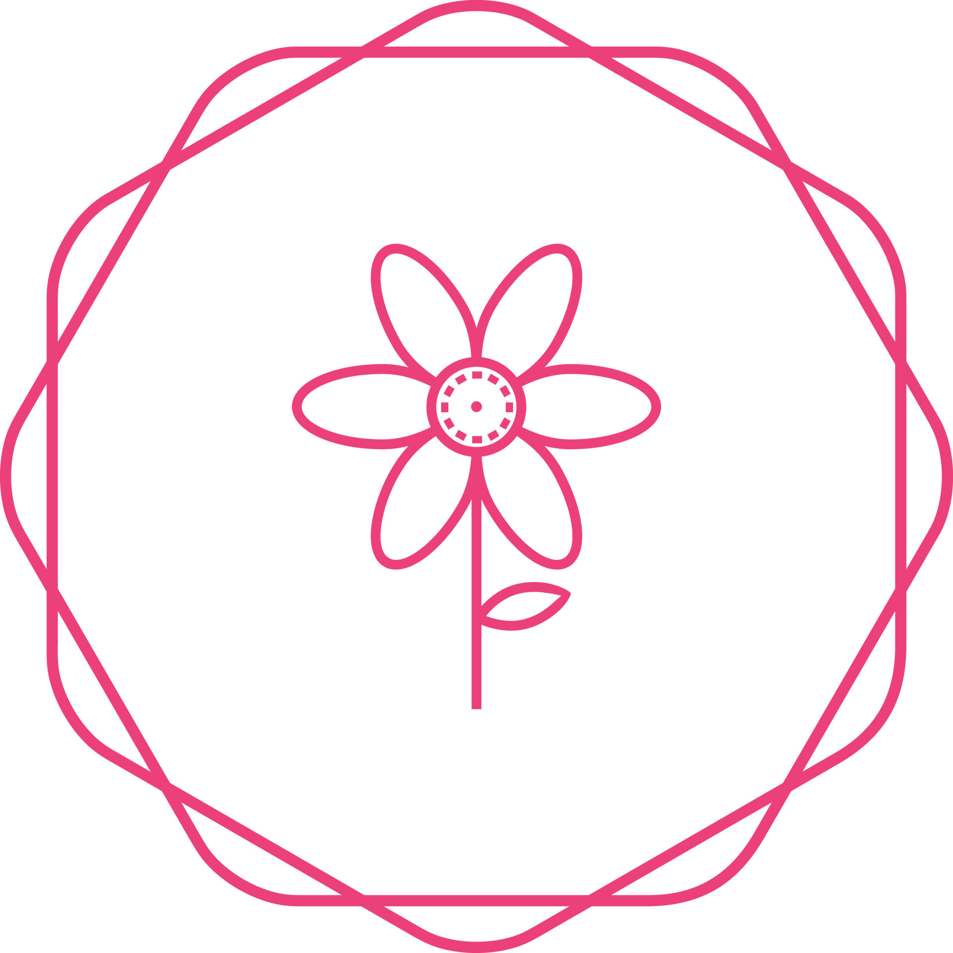 Flower Vector Icon 22496585 Vector Art at Vecteezy