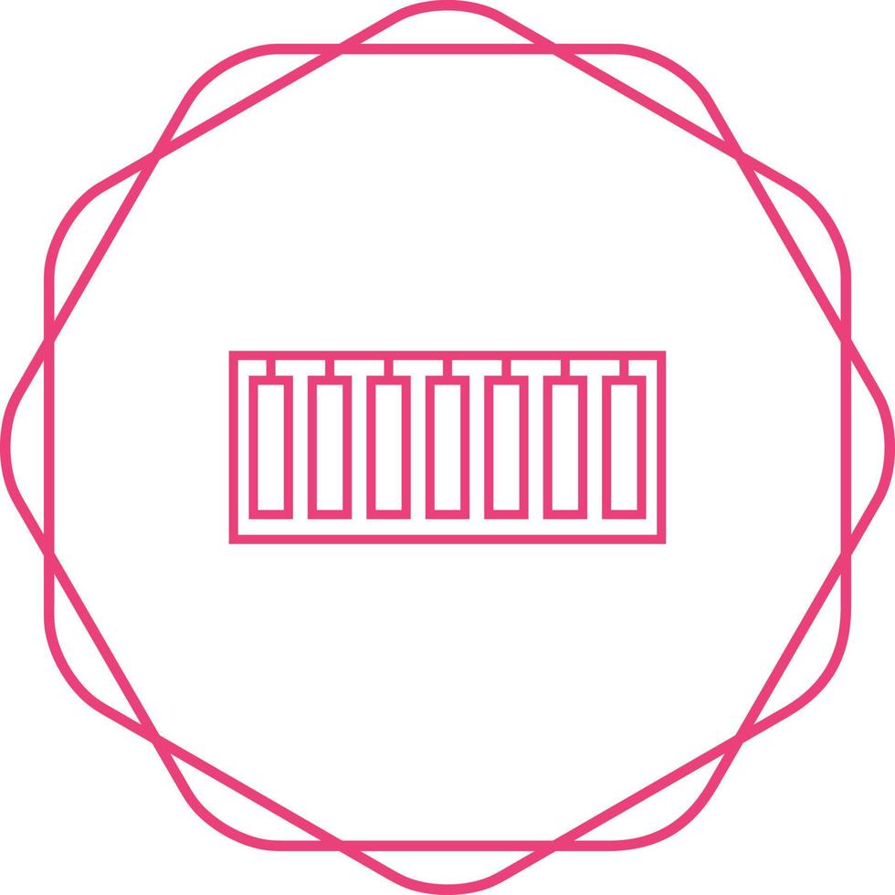 Piano Keys Vector Icon