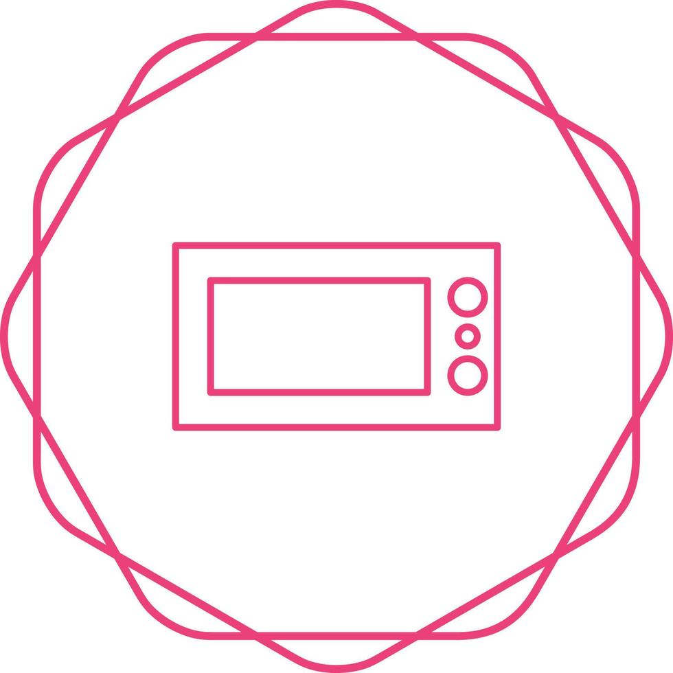 Microwave Vector Icon