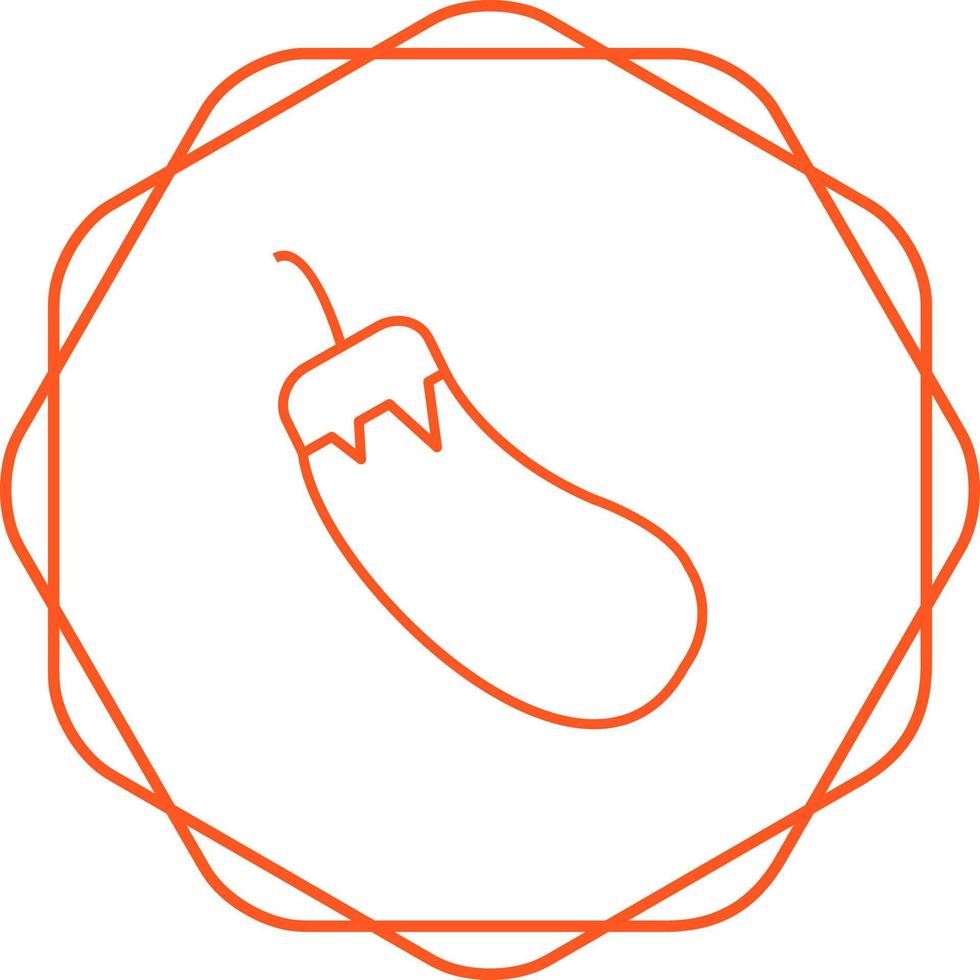 Eggplant Vector Icon