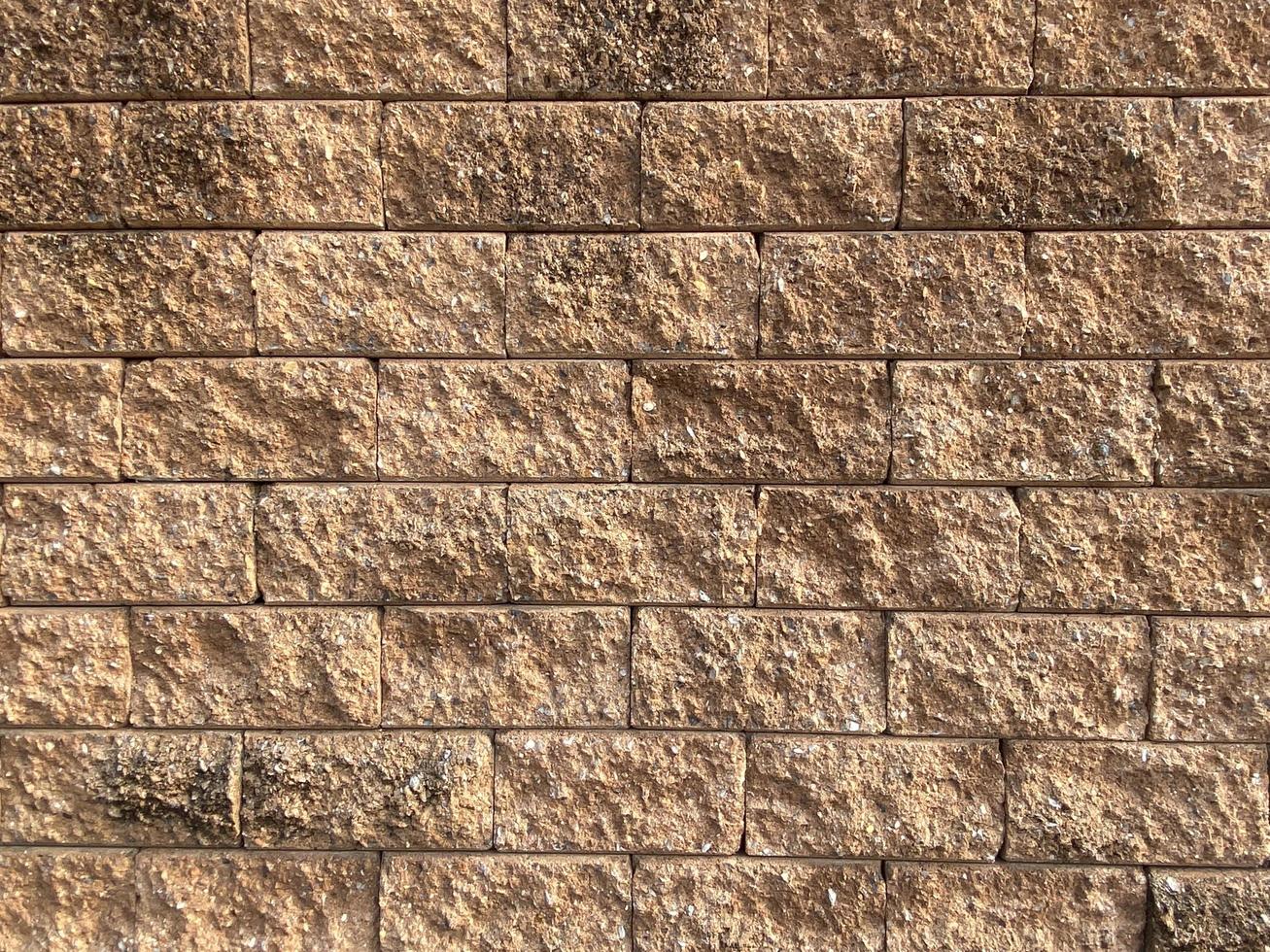 Brick block concrete wall background photo