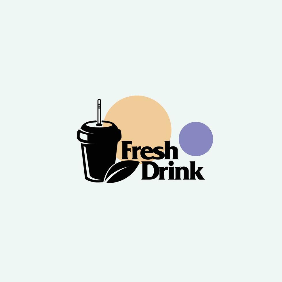 Fresh Drink icon logo vector