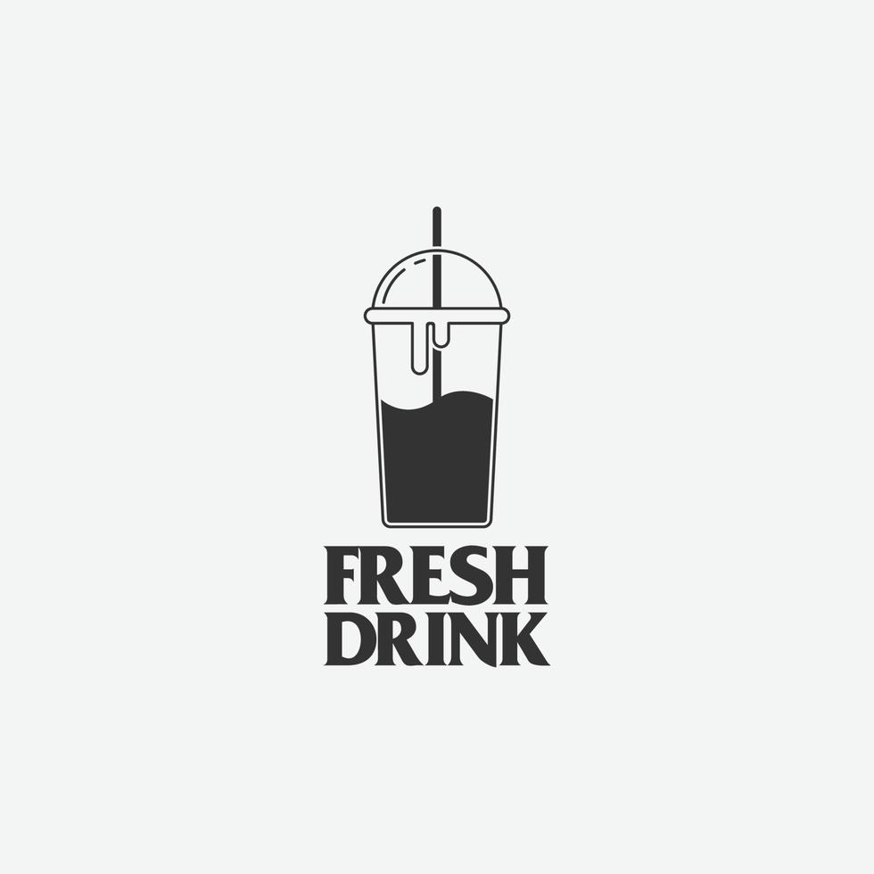 Fresh Drink icon logo vector