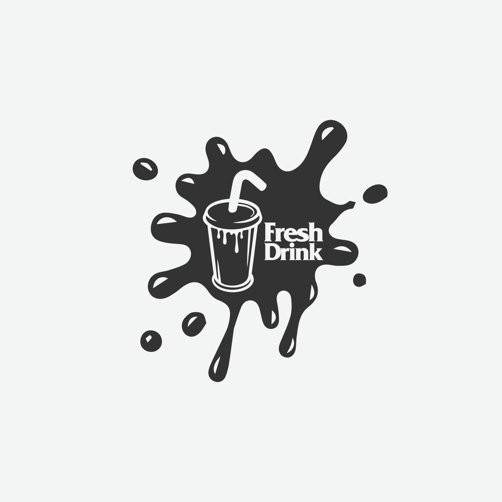 Fresh Drink icon logo vector