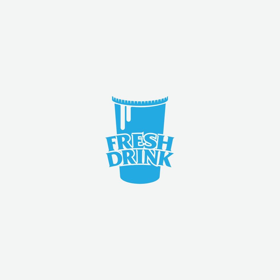 Fresh Drink icon logo vector