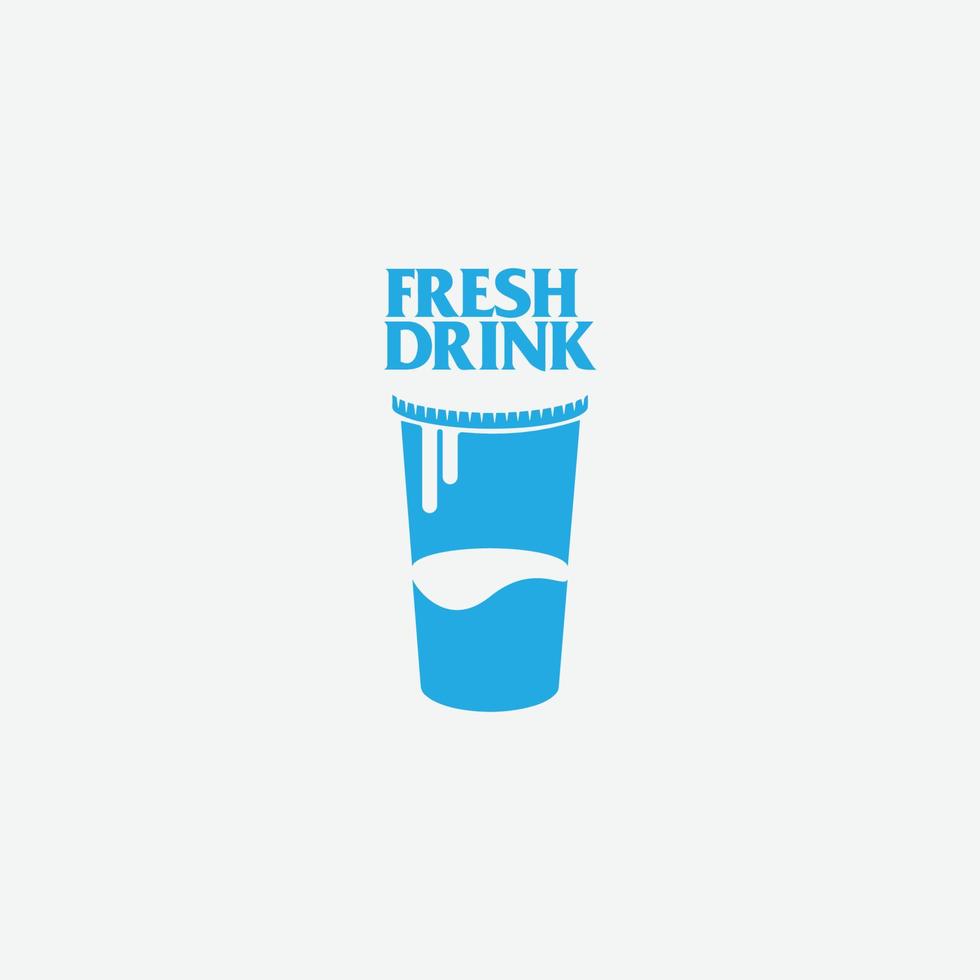 Fresh Drink icon logo vector